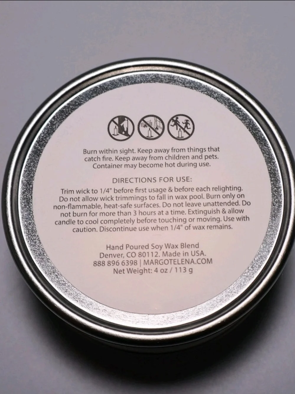 TokyoMilk #68 Savage Belle Perfumed Luminary Candle 4 oz Hand Poured Soy Wax